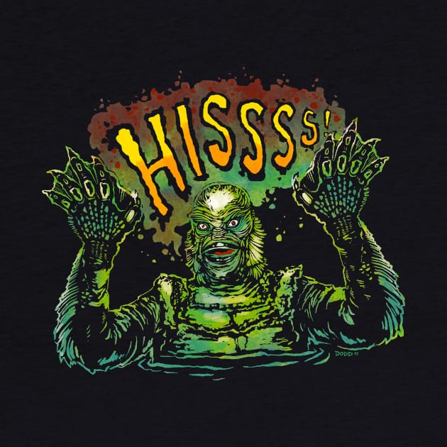 Hissing Gill Man by JonathanDodd_Draws